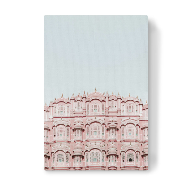 Leinwandbild "India pink architecture" artboxONE - Architektur - India pink architecture