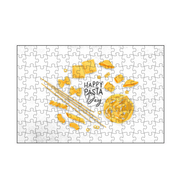 artboxONE Puzzle "Happy pasta day" artboxONE - Essen & Trinken