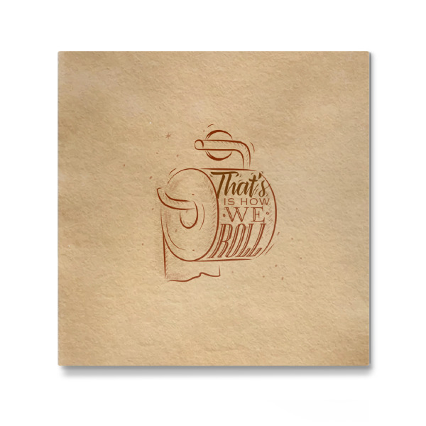 Galerie-Print "Toilet paper graphics craft" 30x30 cm artboxONE