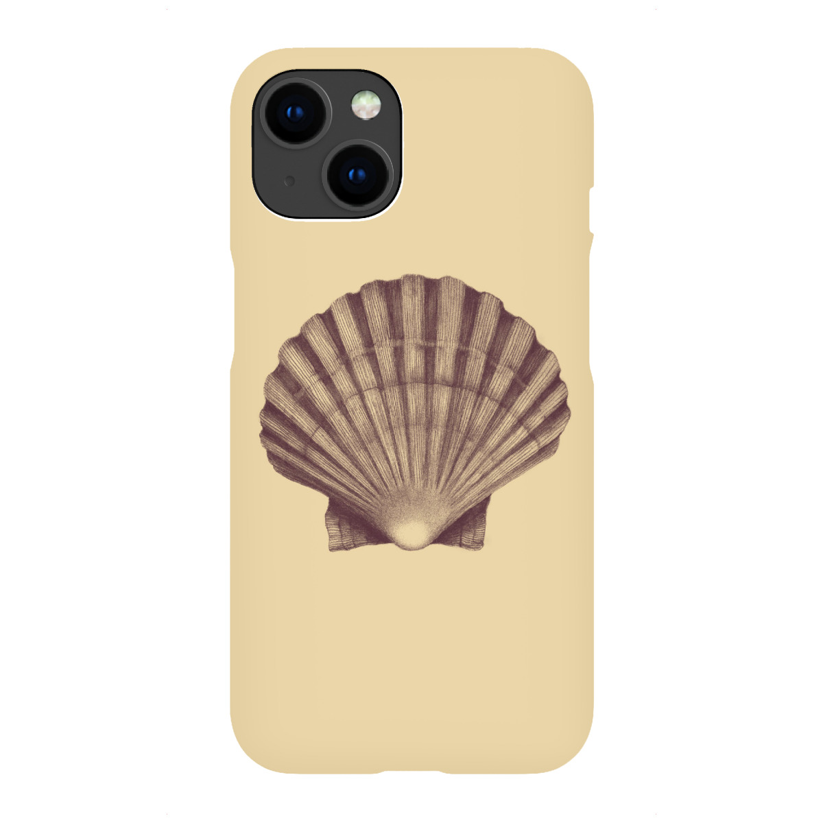 iPhone "Beautiful shell yellow" Premium-Case Handyhülle artboxONE