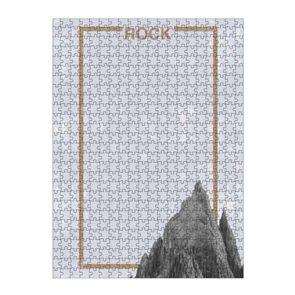 artboxONE Puzzle "Rock (grey)" artboxONE - Natur - Mountain,Rock,Travel,Minimal,Frame - Bild mountain
