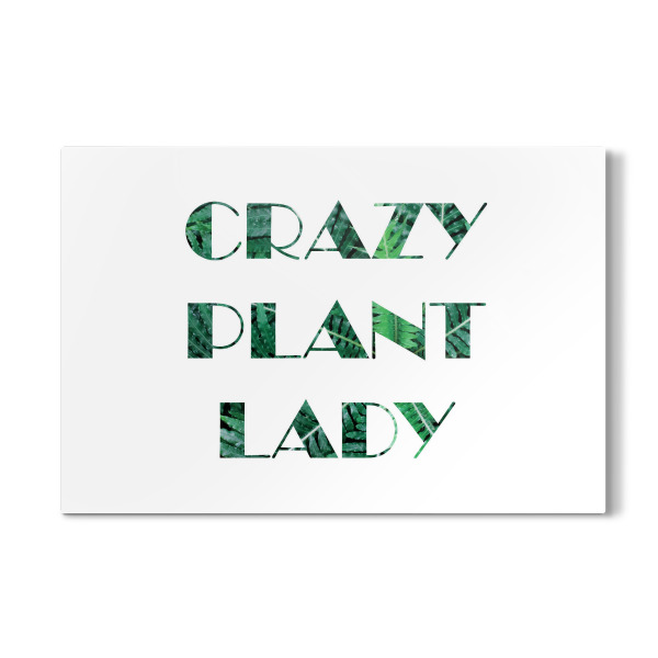 Galerie-Print "Crazy Plant Lady" 30x20 cm artboxONE