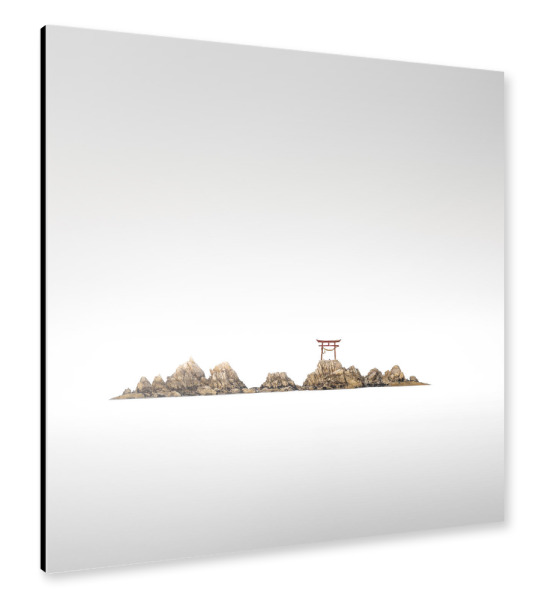 Alu-Dibond "Torii Natakaigan 2 Japan" 30x30 cm artboxONE