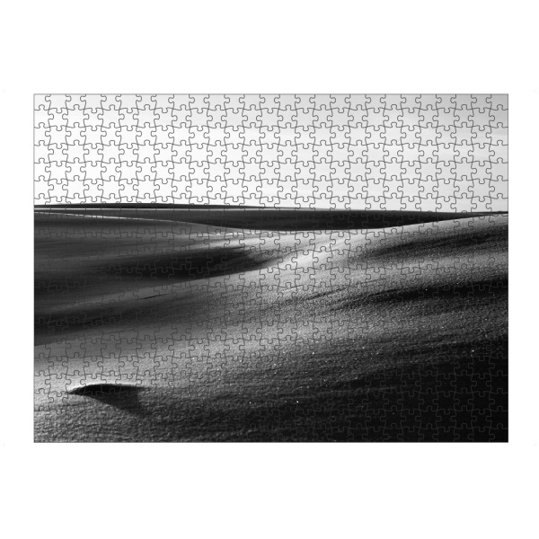 Puzzle Ravensburger "Winterwüste B&W" artboxONE - Natur,Schwarzweiß - Norwegen,Schnee,Winter,Eis - Bild norwegen