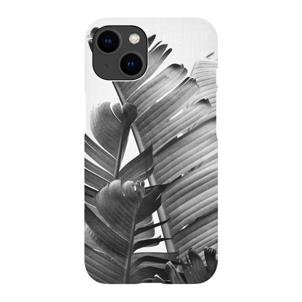 iPhone "Banana Leaves - Black & White" Premium-Case Handyhülle artboxONE