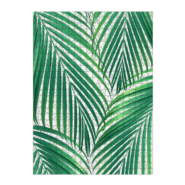 Puzzle Ravensburger "Palm Leaves Green" artboxONE - Natur