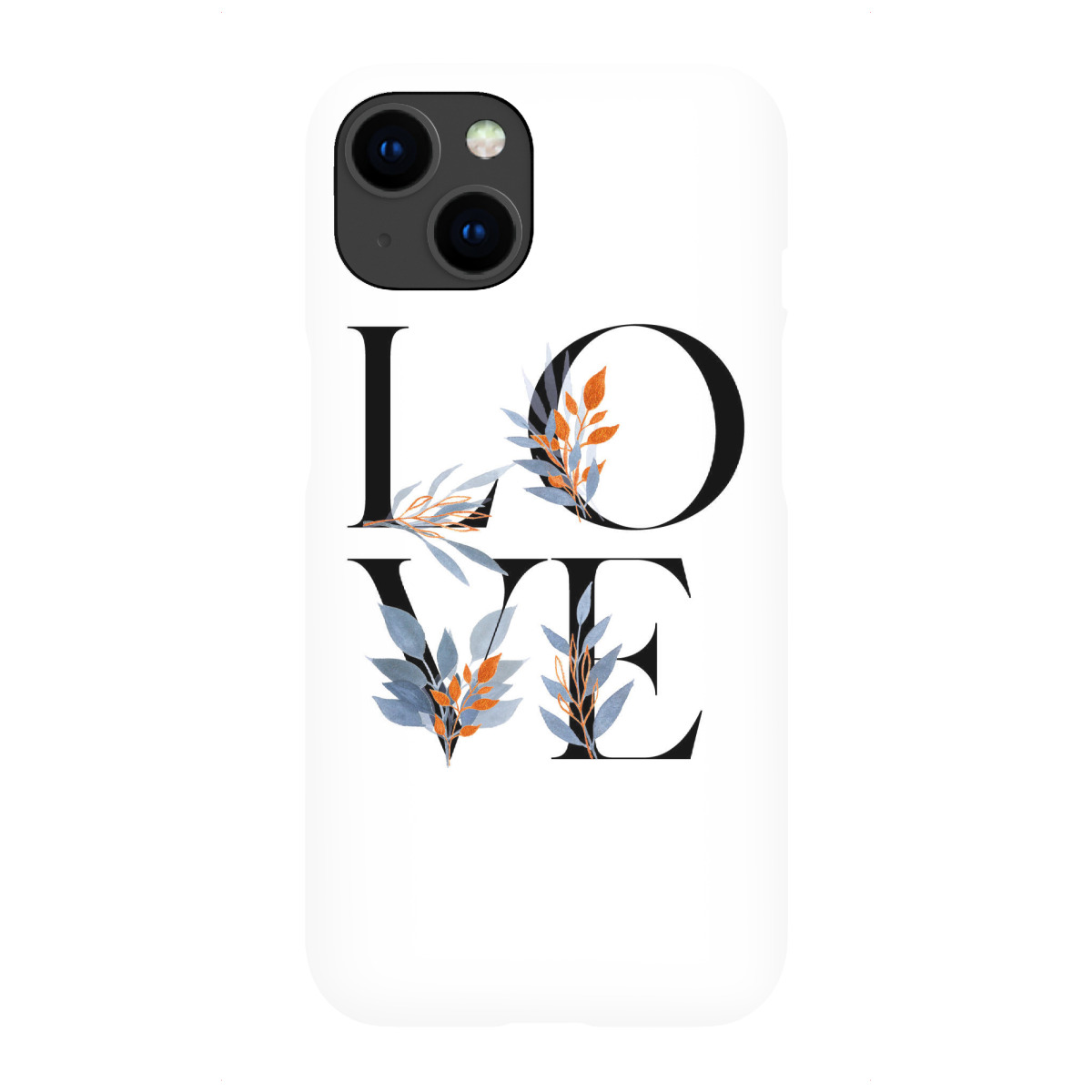 "Floral Love Letters"für iPhone - Premium-Case Handyhülle artboxONE