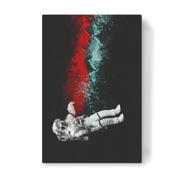 Leinwandbild "Astronaut und Farbwolke" artboxONE - Galaxy