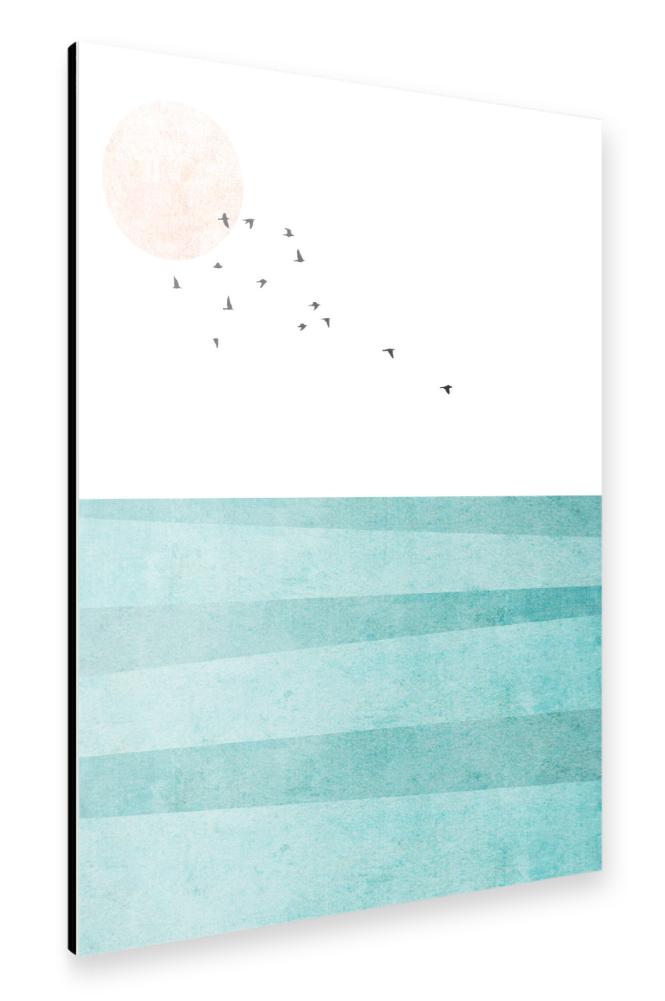 Alu-Dibond "Amé y mar" 75x50 cm artboxONE