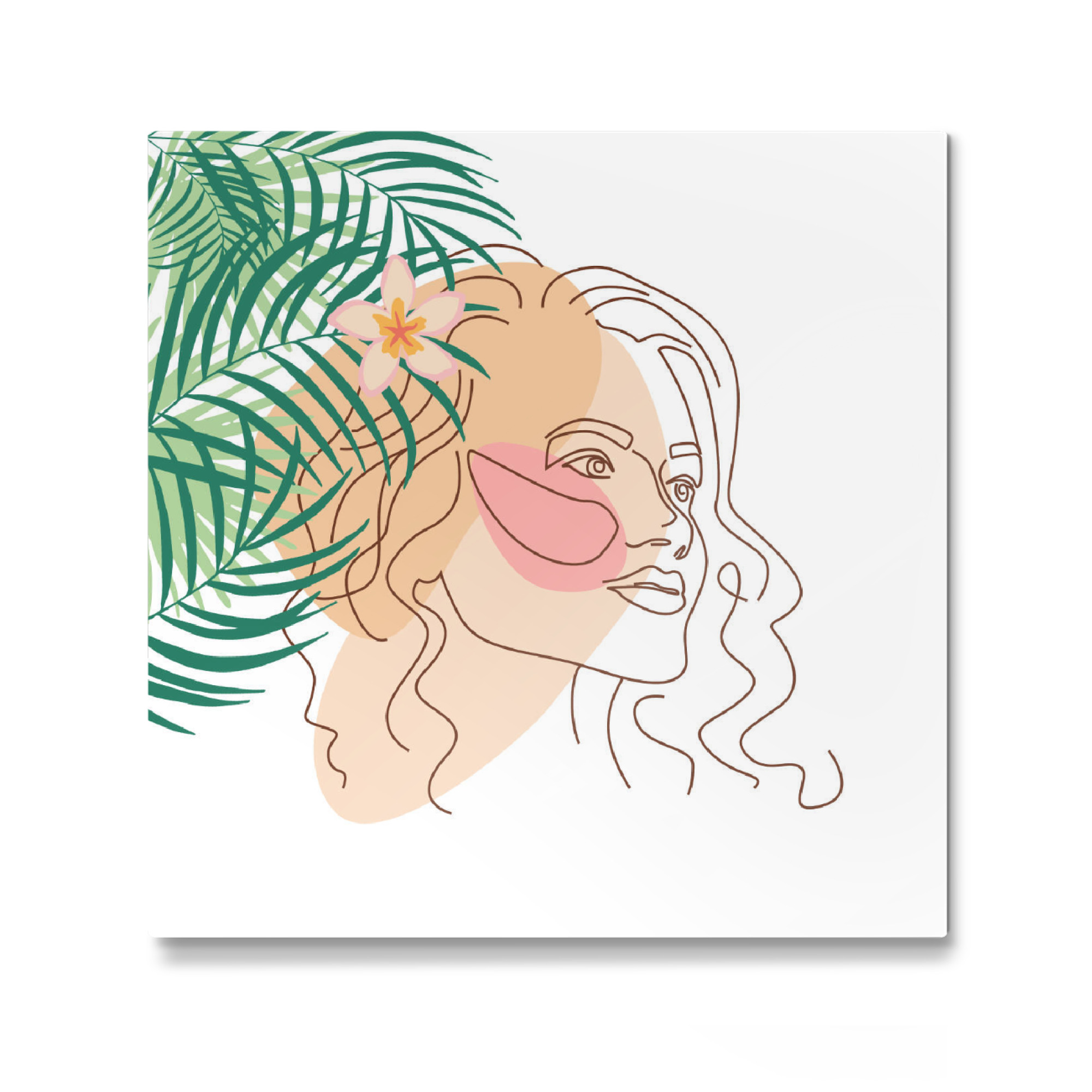 Galerie-Print "Aloha Summer Girl" 30x30 cm artboxONE