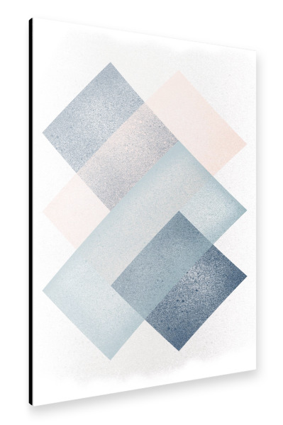 Alu-Dibond "Rectangular Pattern" 30x20 cm artboxONE