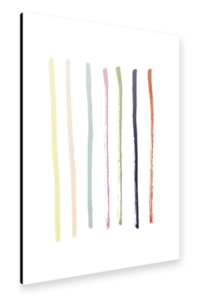 Alu-Dibond "Stripes - Streifen" 30x20 cm artboxONE