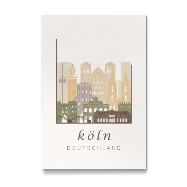 Galerie-Print "Cologne skyline rustic" 30x20 cm artboxONE
