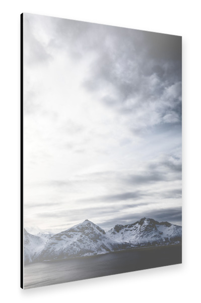 Alu-Dibond "Icy Mountains" 30x20 cm artboxONE
