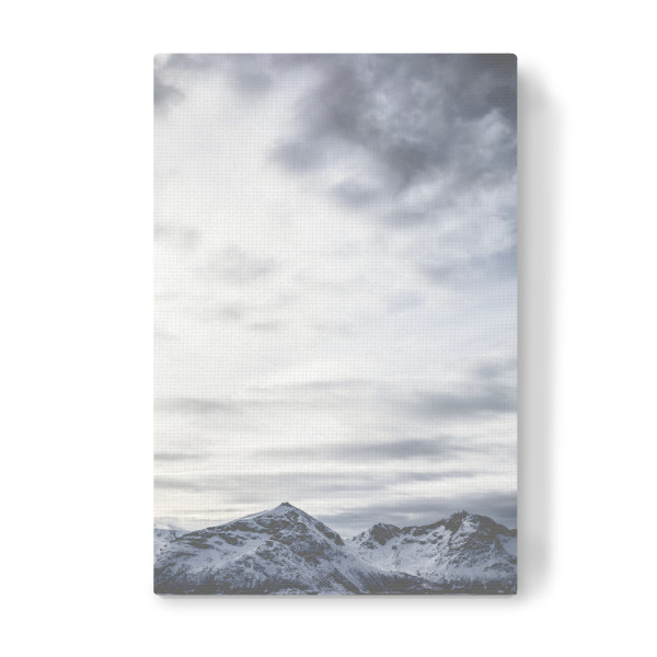 Leinwandbild "Icy Mountains" artboxONE - Natur - Fjord,Norwegen,Berge