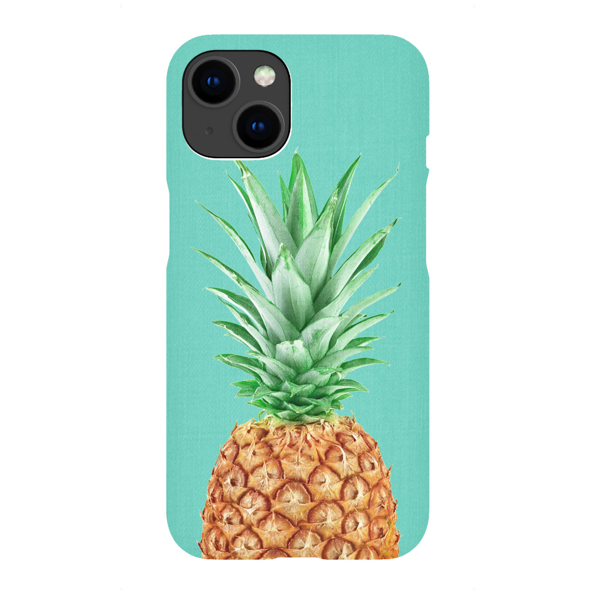 "Pineapple in Blue"für iPhone - Premium-Case Handyhülle artboxONE