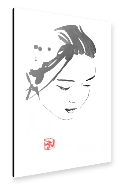 Alu-Dibond "Chinese face" 30x20 cm artboxONE