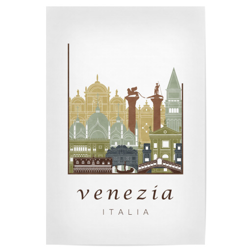 Venice skyline light brown