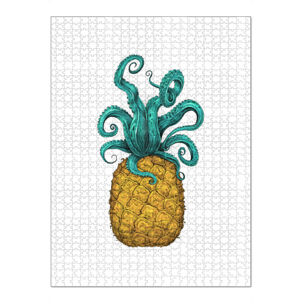 Puzzle Ravensburger "Octopus Pineapple" artboxONE - Tiere,Essen & Trinken / Obst & Gemüse