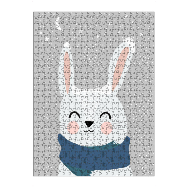 Puzzle Ravensburger "Schneehase" artboxONE - Für Kinder,Tiere
