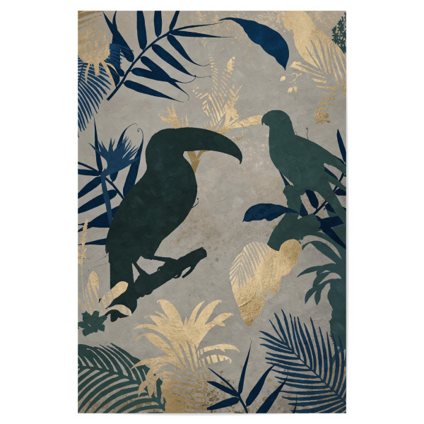 Poster 30x20 cm "Tropical Bird" artboxONE - Natur - Pássaro,Tropical,Golden,Vogel,Bird