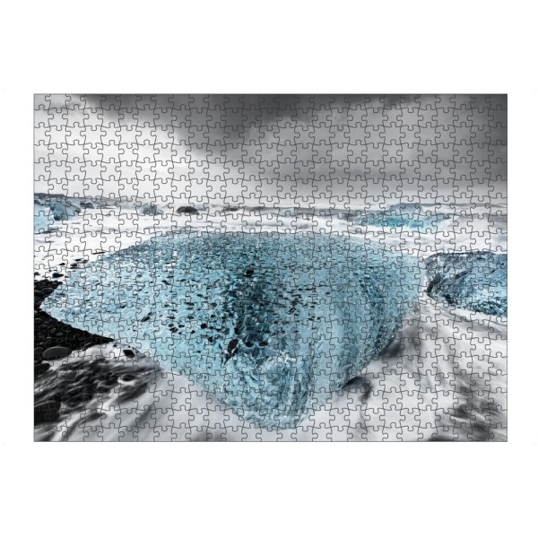 Puzzle Ravensburger "Großer Eisblock in der Brandung" artboxONE - Natur,Reise,Reise / Strand und Meer,Reise / Länder