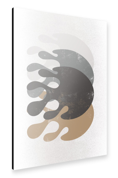 Alu-Dibond "Splashes Abstract" 30x20 cm artboxONE