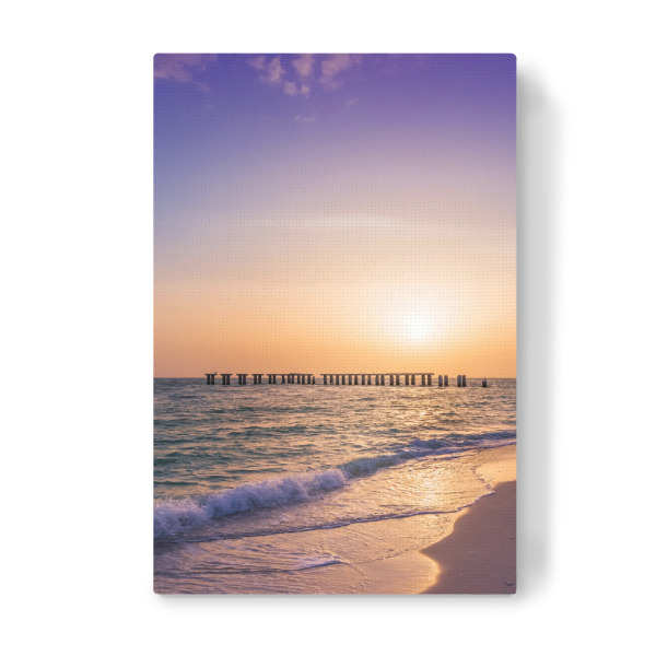 Leinwandbild "Gasparilla Island Sonnenuntergang" artboxONE - Reise / Strand und Meer