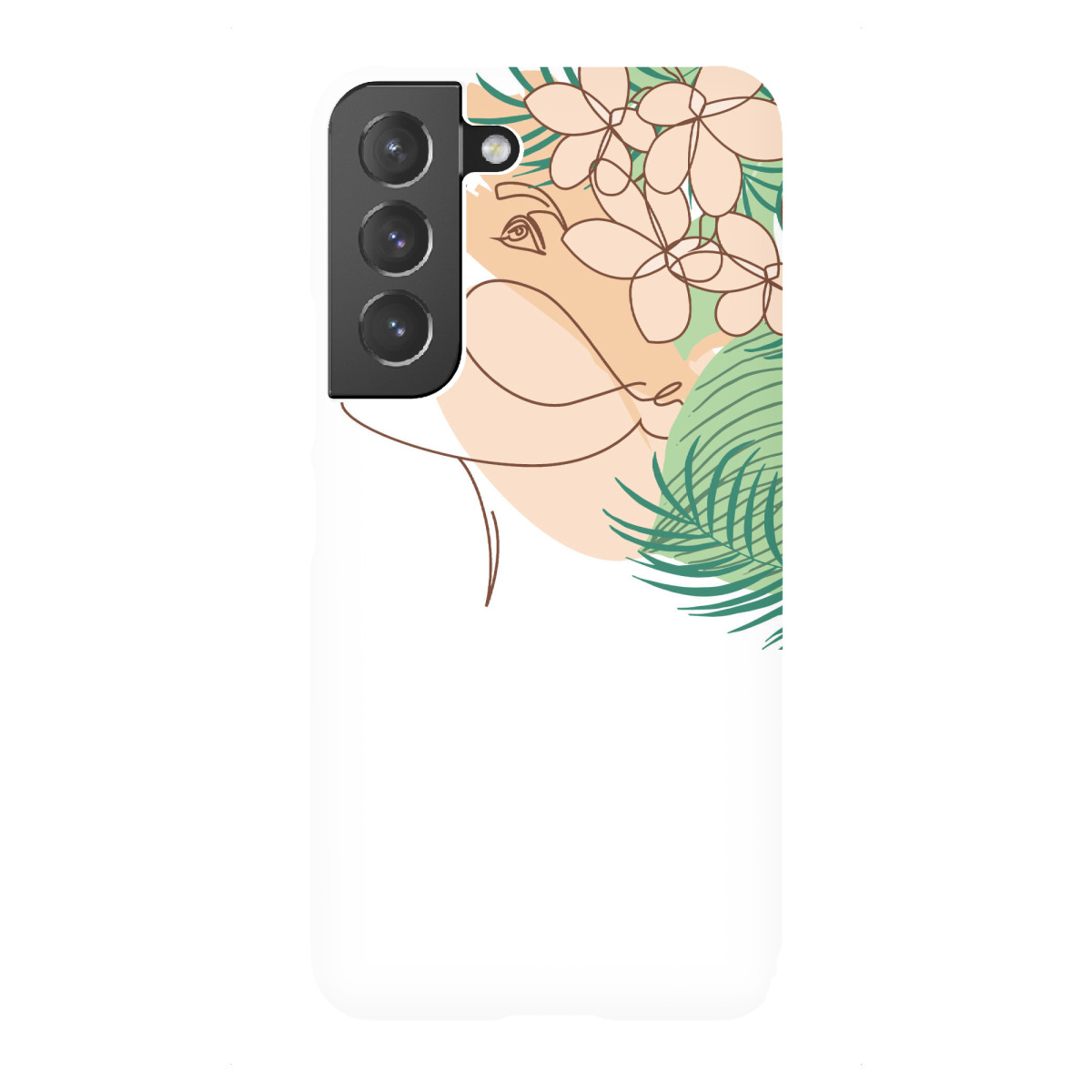 Samsung Galaxy "Tropical Aloha Girl -Modern Art" Premium-Case Handyhülle artboxONE