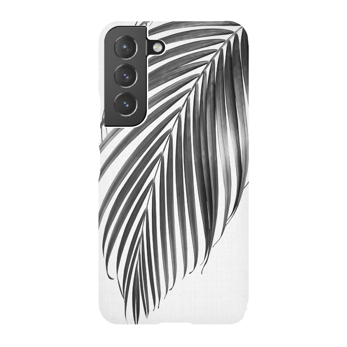 "Palm Leaf - Black & White"für Samsung Galaxy - Premium-Case Handyhülle artboxONE