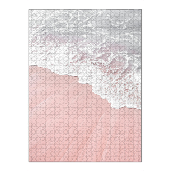 Puzzle Ravensburger "Pink Sand Beach Photo" artboxONE - Natur,Abstrakt,Reise / Strand und Meer - Pink sand beach - Bild pink sand beach
