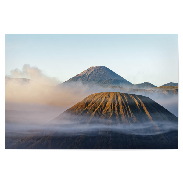 Poster 30x20 cm "Morgenlicht am Vulkan Mt. Bromo" artboxONE - Natur,Reise,Reise / Asien,Reise / Länder