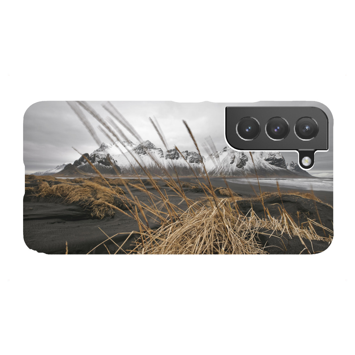 Samsung Galaxy "Bergkette hinter schwarzen Dünen" Premium-Case Handyhülle artboxONE