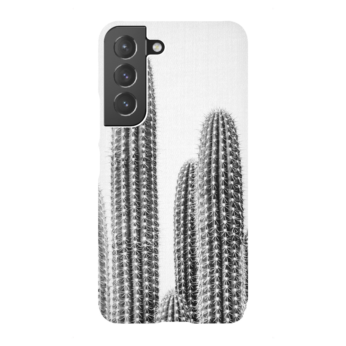 "Cacti Portrait - B&W"für Samsung Galaxy - Premium-Case Handyhülle artboxONE