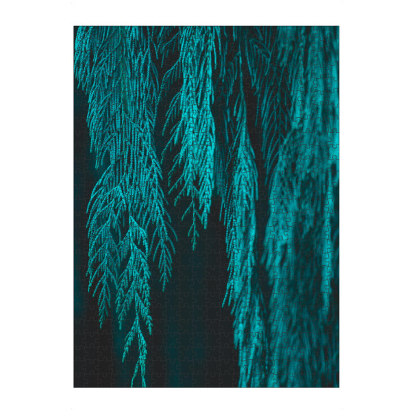 artboxONE Puzzle "Willow ll" artboxONE - Natur - Nature,Leaf,Leaves,Green,Tree,Branches,Willow,Forest,Photo,Photography,Botanitcal,Plans,Plants