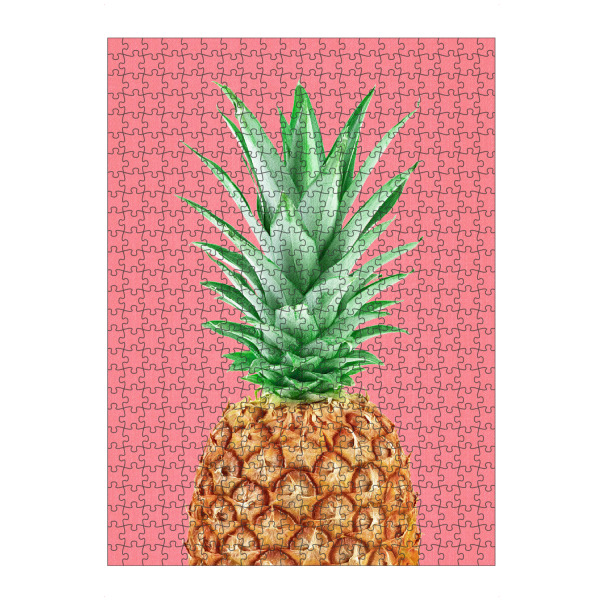 artboxONE Puzzle "Pineapple in Pink" artboxONE - Natur,Für Kinder,Für Mama,Für Papa,Essen & Trinken / Obst & Gemüse