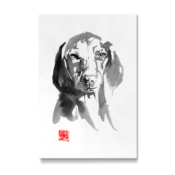Galerie-Print "Dog in the light" 30x20 cm artboxONE