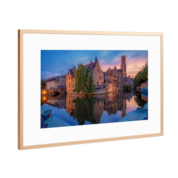 Poster mit Rahmen Kupfer "Rozenhoedkaai" artboxONE - Städte,Reise,Architektur