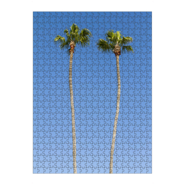 artboxONE Puzzle "Palmenidylle" artboxONE - Natur - Kalifornien,Palme,Palmen,Blauer himmel,Ferien,Sommer,Urlaub,Strand,Urlaubsstimmung