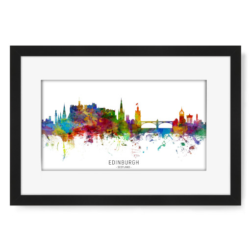 Edinburgh Scotland Skyline txt