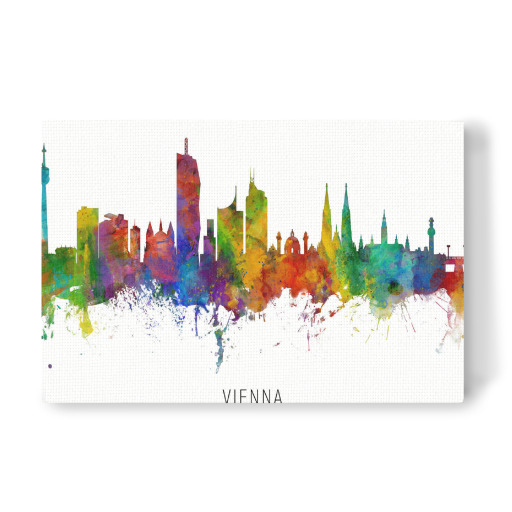 Vienna Austria Skyline txt