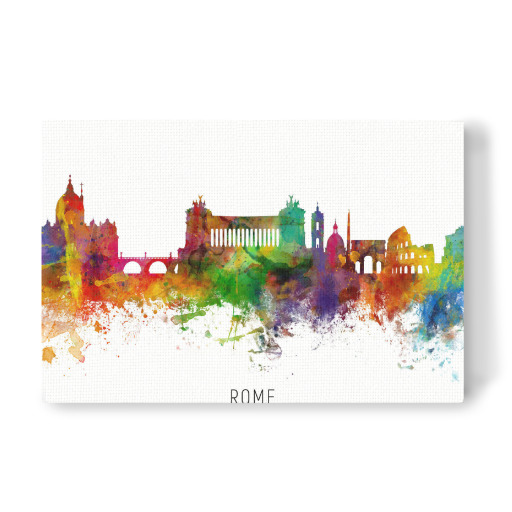 Rome Italy Skyline txt