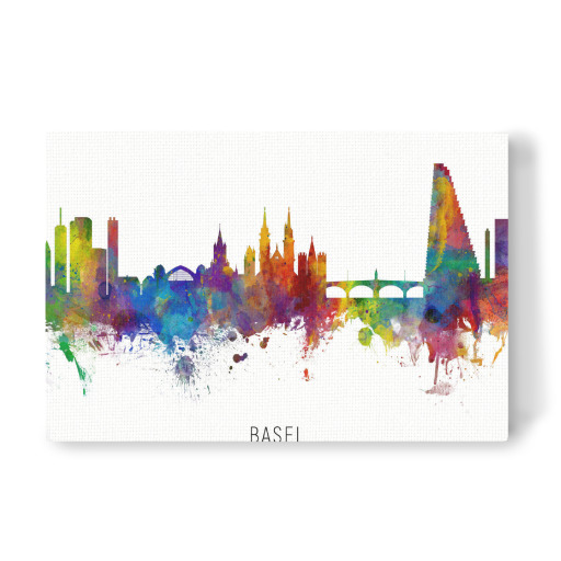 Basel Switzerland Skyline txt