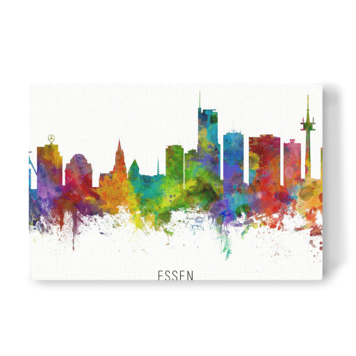 Essen Germany Skyline txt