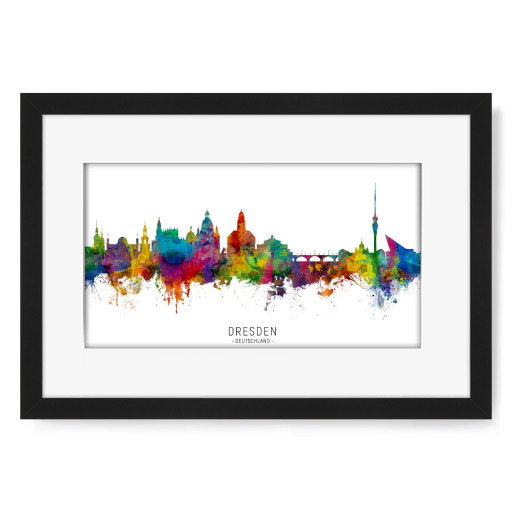 Dresden Germany Skyline txt