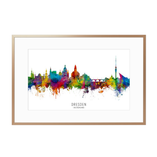 Dresden Germany Skyline txt