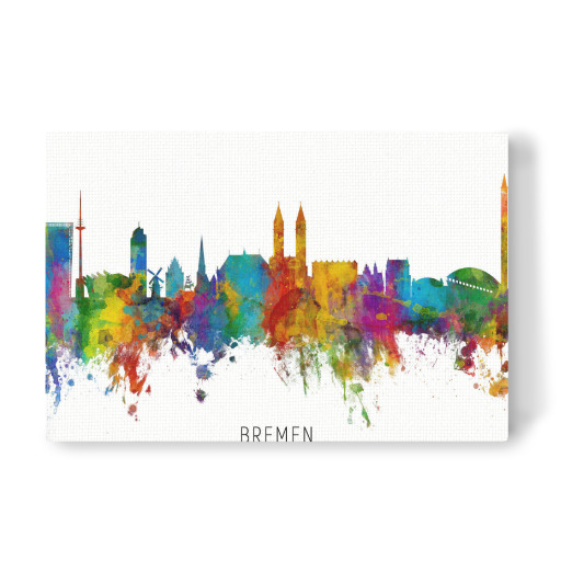 Bremen Germany Skyline txt