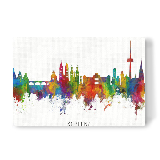 Koblenz Germany Skyline txt