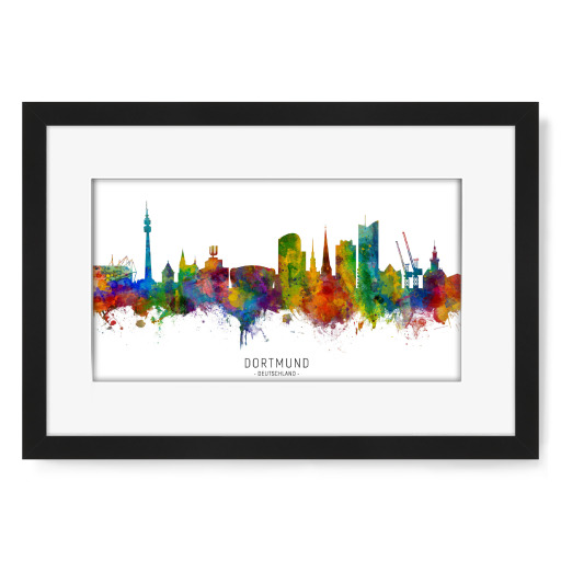 Dortmund Germany Skyline txt