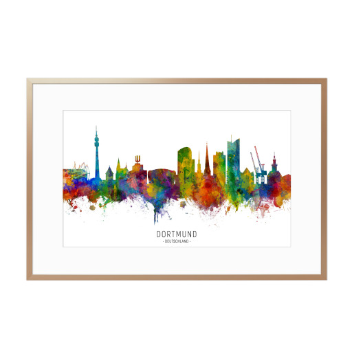 Dortmund Germany Skyline txt